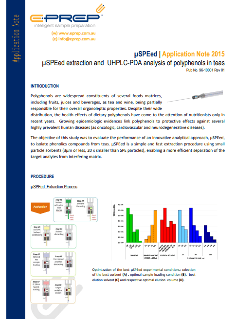 Automated Preparation of Calibration Standards | ePrep Pty Ltd